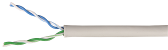 Кабель витая пара U/UTP 5e кат. 2 пары ITK LC1-C5E02-111 534643