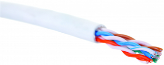 Кабель витая пара U/UTP 5e кат. 4 пары Eurolan 19C-U5-12WT-B305 873442