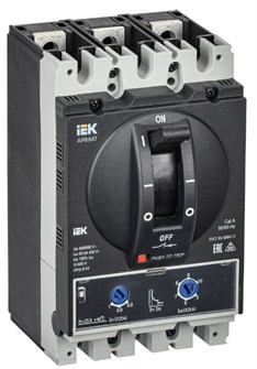 Автоматический выключатель в литом корпусе IEK AR-MCCB-3A-050-0025A-ATUC 1148140