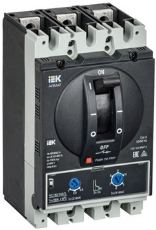Автоматический выключатель в литом корпусе IEK AR-MCCB-3D-035-0160A-ATUC 1148152