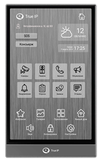 Видеодомофон  True IP Systems TI-4107LB 1013566