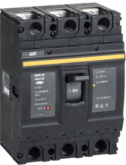 Автоматический выключатель в литом корпусе  IEK SVA50-3-0400-02 1147546