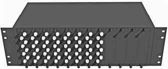 Кросс оптический стоечный  TopLAN КРС-Top-3U-64FC/U-OM2-BK 649085