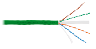 Кабель витая пара U/UTP 6 кат. 4 пары NikoMax NMC 4140C-GN 1093608