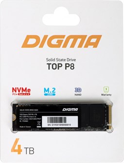 Накопитель SSD M.2 2280 Digma DGST4004TP83T 4000 ГБ 1048445
