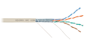 Кабель витая пара F/UTP 5e кат. 4 пары NikoMax NMC 4200L-IY 1093625