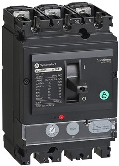 Автоматический выключатель в литом корпусе  Systeme Electric SPC100F100L3DF 1149497