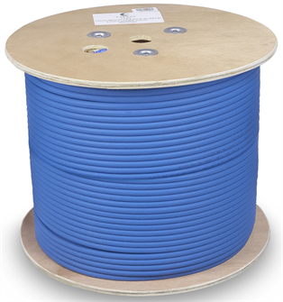 Кабель витая пара S/FTP 8 кат. 4 пары Cabeus SSTP-4P-Cat.8-SOLID-IN-LSZH-BL 865646