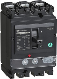 Автоматический выключатель в литом корпусе  Systeme Electric SPC250F200L3DF 1149631