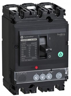 Автоматический выключатель в литом корпусе  Systeme Electric SPC100N10022L3DF 1149506