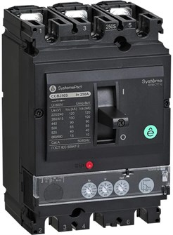 Автоматический выключатель в литом корпусе  Systeme Electric SPC160N16022L3DF 1149627