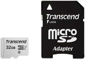 Карта памяти MicroSDHC 32GB Transcend TS32GUSD300S-A 631774
