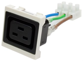 Розетка  Lanmaster LAN-SIP-23IEC-C19 619857