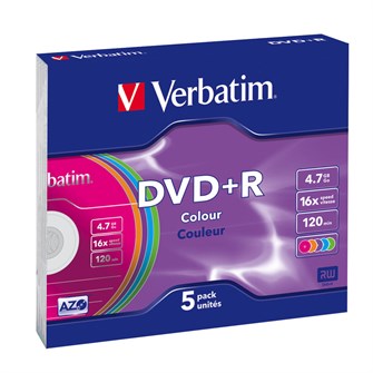 Диск DVD+R Verbatim 43556 81383