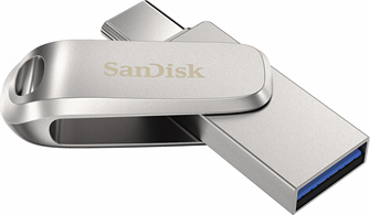Накопитель USB 3.1 64GB SanDisk Ultra Dual Drive Luxe 784955