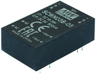 Преобразователь DC-DC модульный Mean Well SCWN03B-05 789478