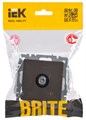 Розетка телевизионная проходная  IEK BR-A10-P-K45 1157670