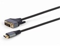 Кабель интерфейсный HDMI-DVI Cablexpert CC-HDMI-DVI-4K-6 873939