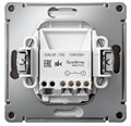 Выключатель одноклавишный с подсветкой  Systeme Electric GAL000613S 1226309