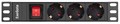 Блок розеток 10", 3 розетки Exegate ServerPro PDU-10H305 Al-3S-C14-SW 1236559