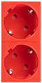 Розетка  Filum FL-PWS-2P-RD/3 1230169