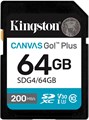 Карта памяти SDXC 64GB Kingston SDG4/64GB 1206296