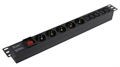 Блок розеток  Exegate ServerPro PDU-19H008 Al-5C135S-C14-SW 1041297
