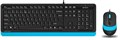 Клавиатура и мышь  A4Tech F1010 BLUE 721381