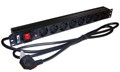 Блок розеток 19", 8 розеток TWT TWT-PDU19-16A8P-1.8 404282