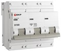 Автоматический выключатель  EKF mcb47100-3-100D-pro 1219922