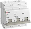 Автоматический выключатель  EKF mcb47100-3-100D-pro 1219922