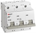 Автоматический выключатель  EKF mcb47100-3-100D-pro 1219922