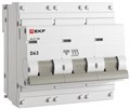 Автоматический выключатель  EKF mcb47100-3-63D-pro 1219923