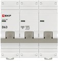 Автоматический выключатель  EKF mcb47100-3-63D-pro 1219923