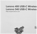 Мышь wireless Lenovo 540 1239683
