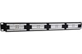 Патч-панель 19", 24xRJ45, UTP, Кат. 5е NTSS NTSS-PP-1U-24-UTP-RJ45-5e-D 1088568