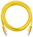 Кабель патч-корд U/UTP 5e кат. 3м Netlan EC-PC4UD55B-BC-PVC-030-YL-10 956850