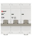 Автоматический выключатель  EKF mcb47100m-3-20C-pro 1129965