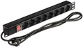 Блок розеток 19", 8 розеток Newmax NM-PD16A-8xSH+S-2.0 1088748