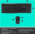 Клавиатура и мышь беспроводной комплект Logitech MK270 1224257