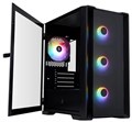 Корпус mATX 1STPLAYER TRILOBITE T4-G GLASS FRGB Black 1227676