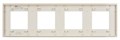 Рамка четверная  IEK SK-M42-G-K10 1157951