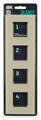Рамка четверная  IEK SK-M42-G-K10 1157951