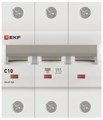 Автоматический выключатель  EKF mcb47125-3-10C 1219982