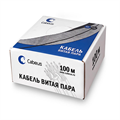 Кабель витая пара U/UTP 5e кат. 2 пары Cabeus UTP-2P-Cat.5e-SOLID-LSZH-GY-100 1037394