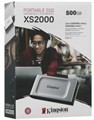 Внешний SSD USB 3.2 Gen 2 Type-C Kingston XS2000 BOC 500 ГБ 1214383