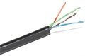 Кабель витая пара U/UTP 5e кат. 4 пары Exegate UTP4-C5e-CU-S24-SW-OUT-PE-BK-305 803552