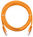 Кабель патч-корд U/UTP 5e кат. 10м Netlan EC-PC4UD55B-BC-PVC-100-OR-5 956860