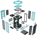 Корпус mini-ITX Thermaltake The Tower 300 Turquoise 1088124
