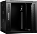 Шкаф настенный 19", 12U Cabeus SH-05F-12U60/35-R-BK 865416